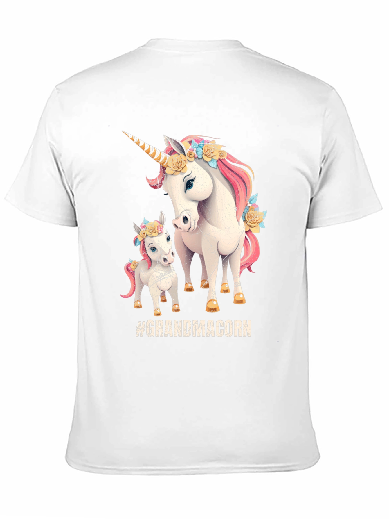 Grandmacorn T-Shirt: Unicorn Family Tee