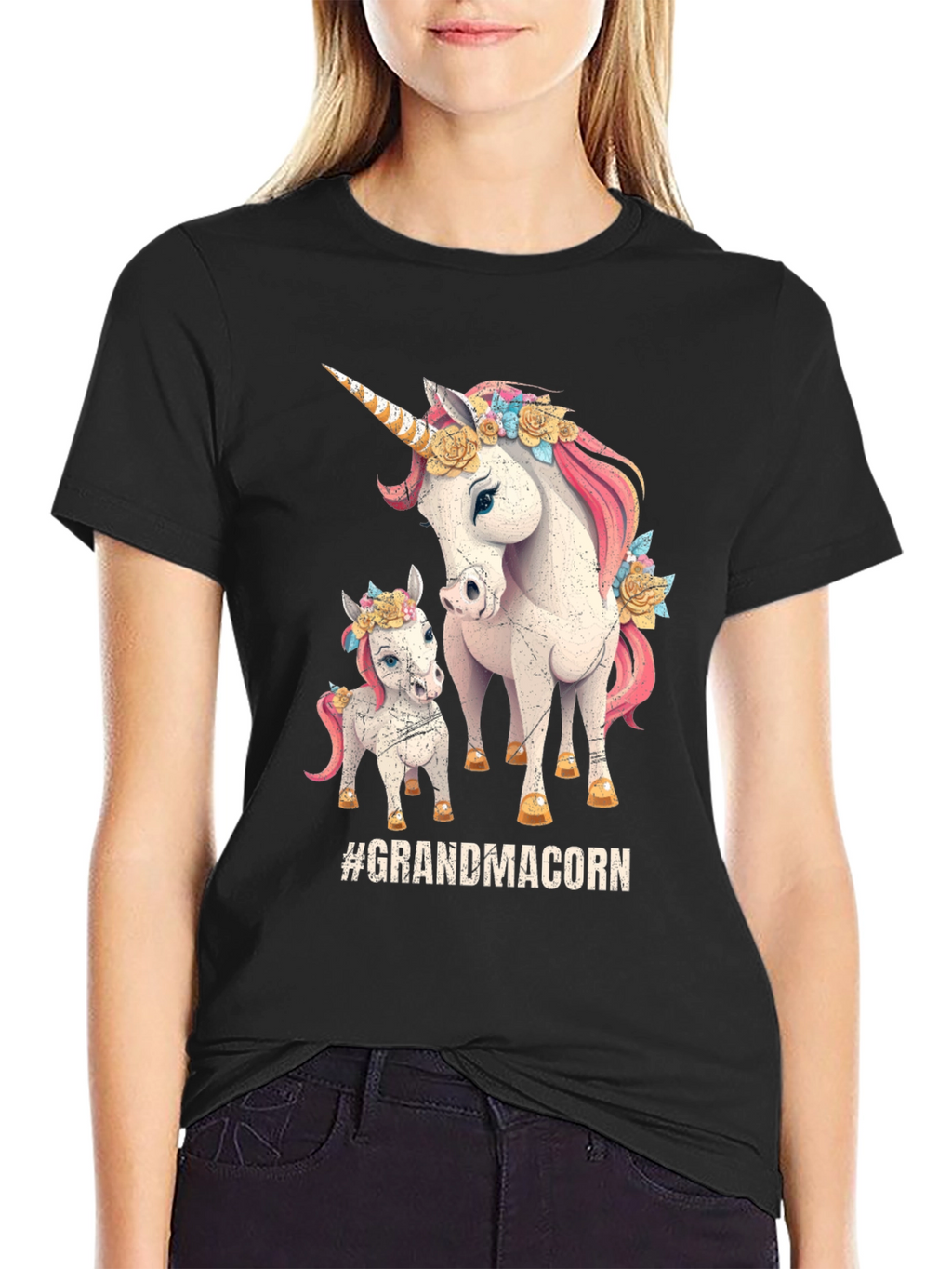 Grandmacorn T-Shirt: Unicorn Family Tee