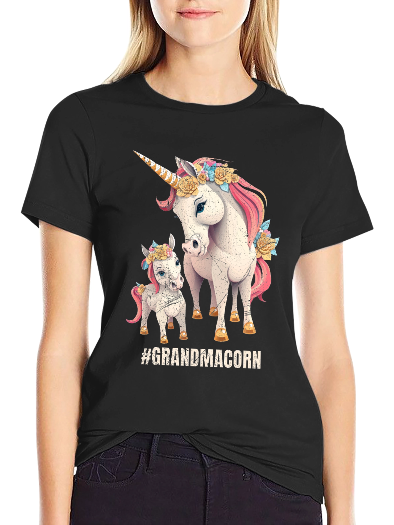 Grandmacorn T-Shirt: Unicorn Family Tee