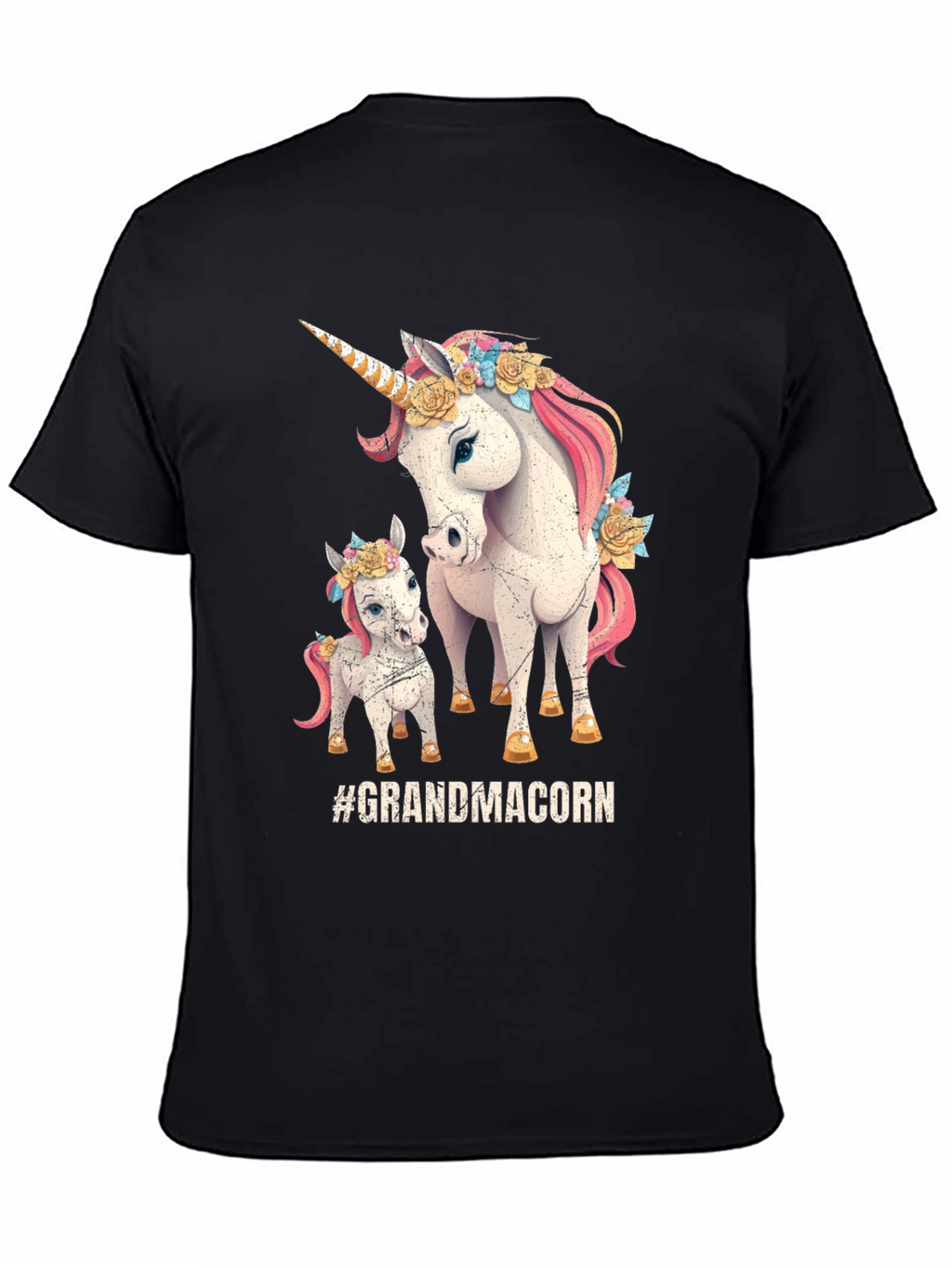 Grandmacorn T-Shirt: Unicorn Family Tee