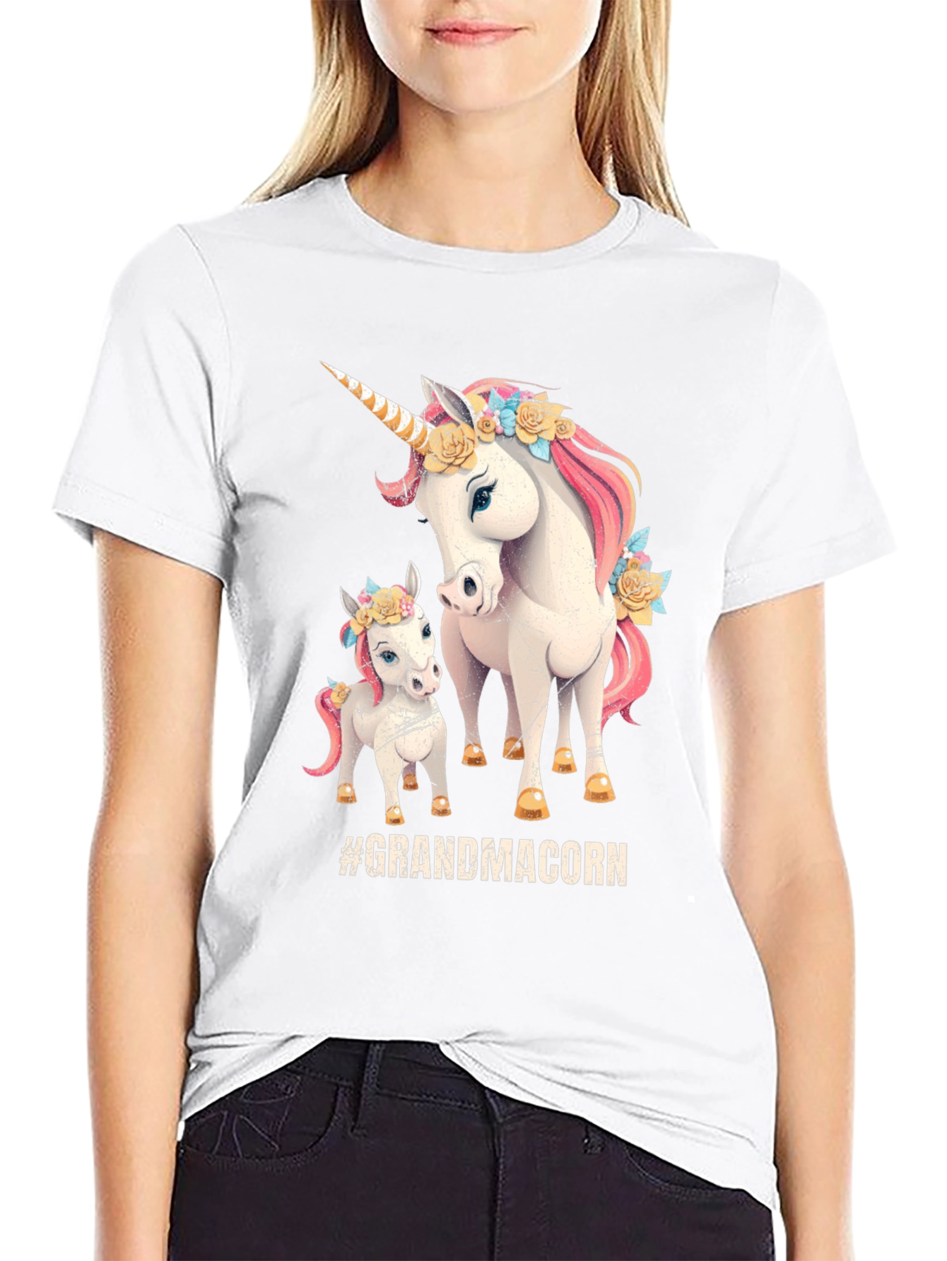 Grandmacorn T-Shirt: Unicorn Family Tee