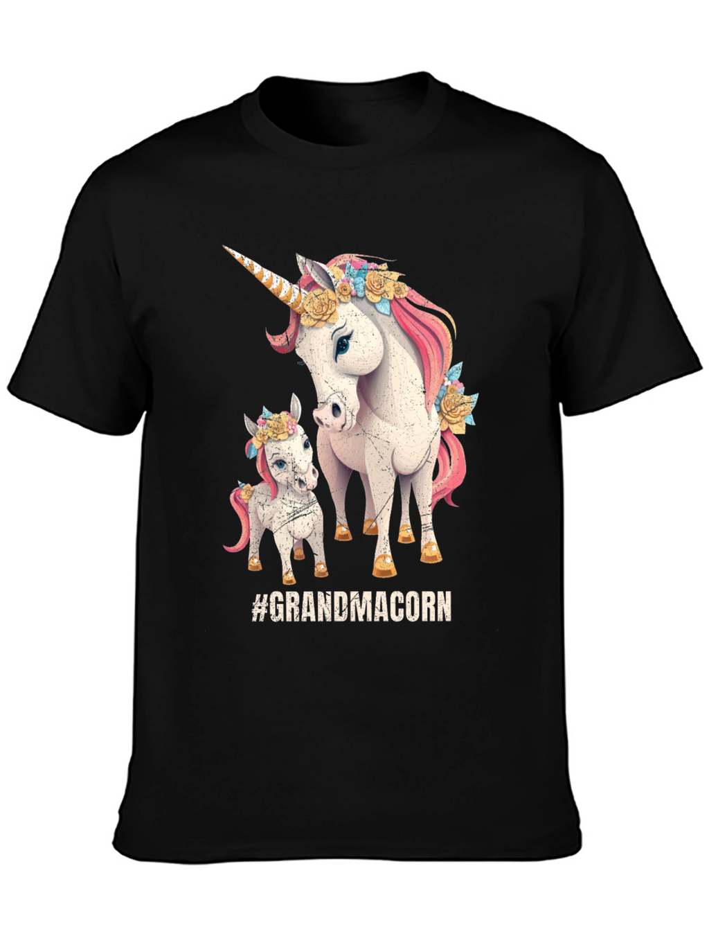 Grandmacorn T-Shirt: Unicorn Family Tee