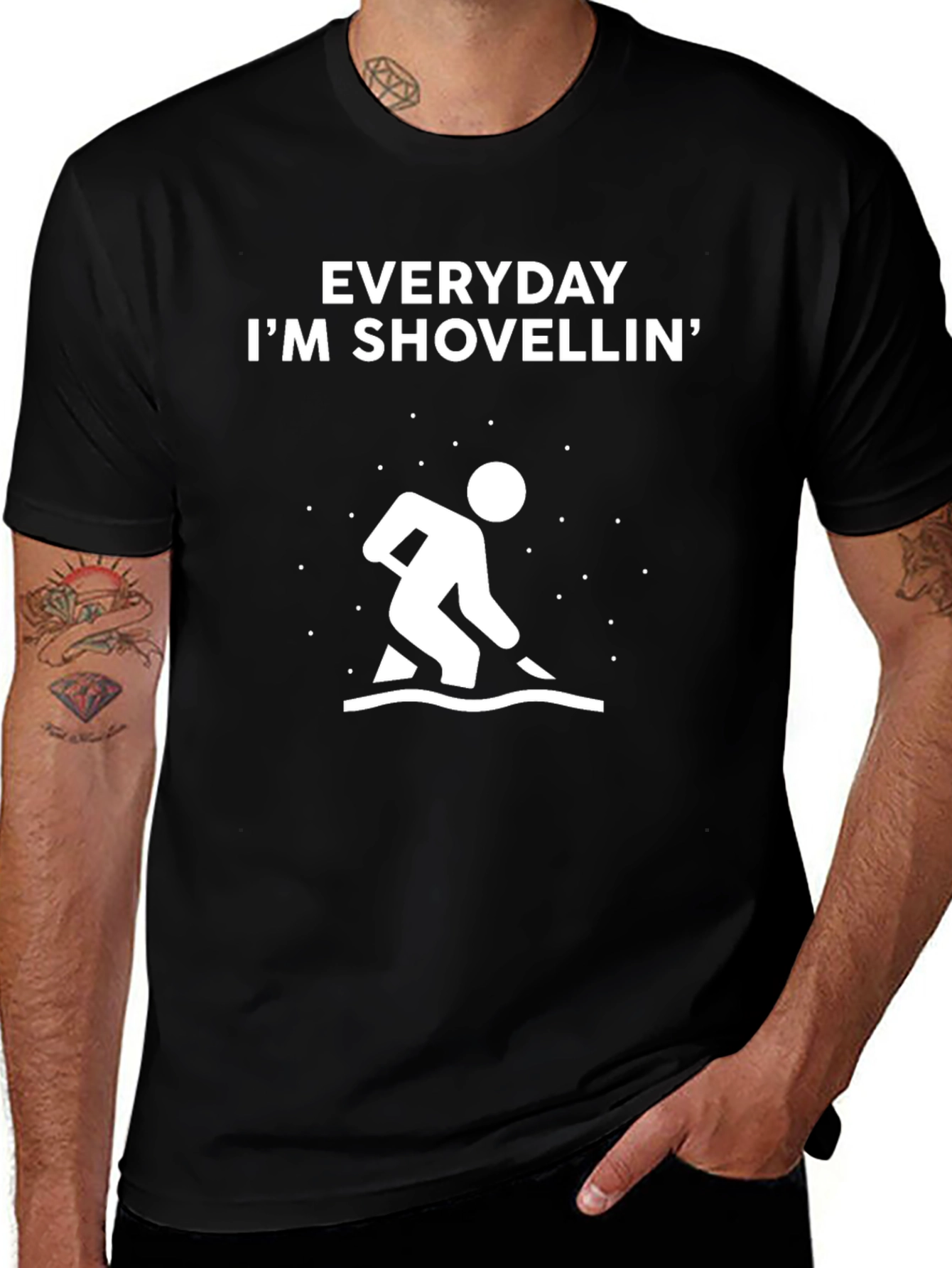 Everyday Im Shovellin Graphic Tee