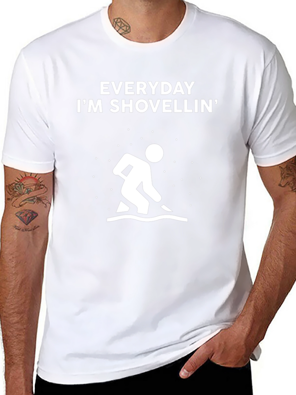 Everyday Im Shovellin Graphic Tee