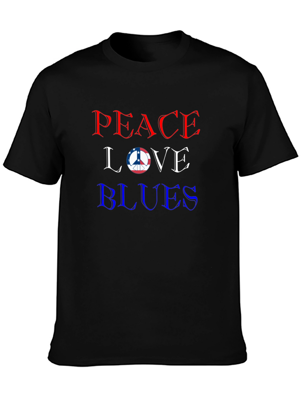 Peace Love Blues T-Shirt