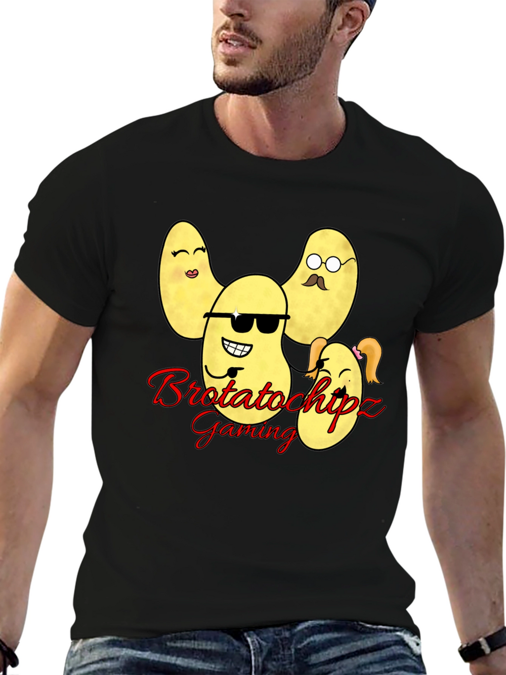 Brotatochipz Gaming T-Shirt - Funny Potato Family Tee