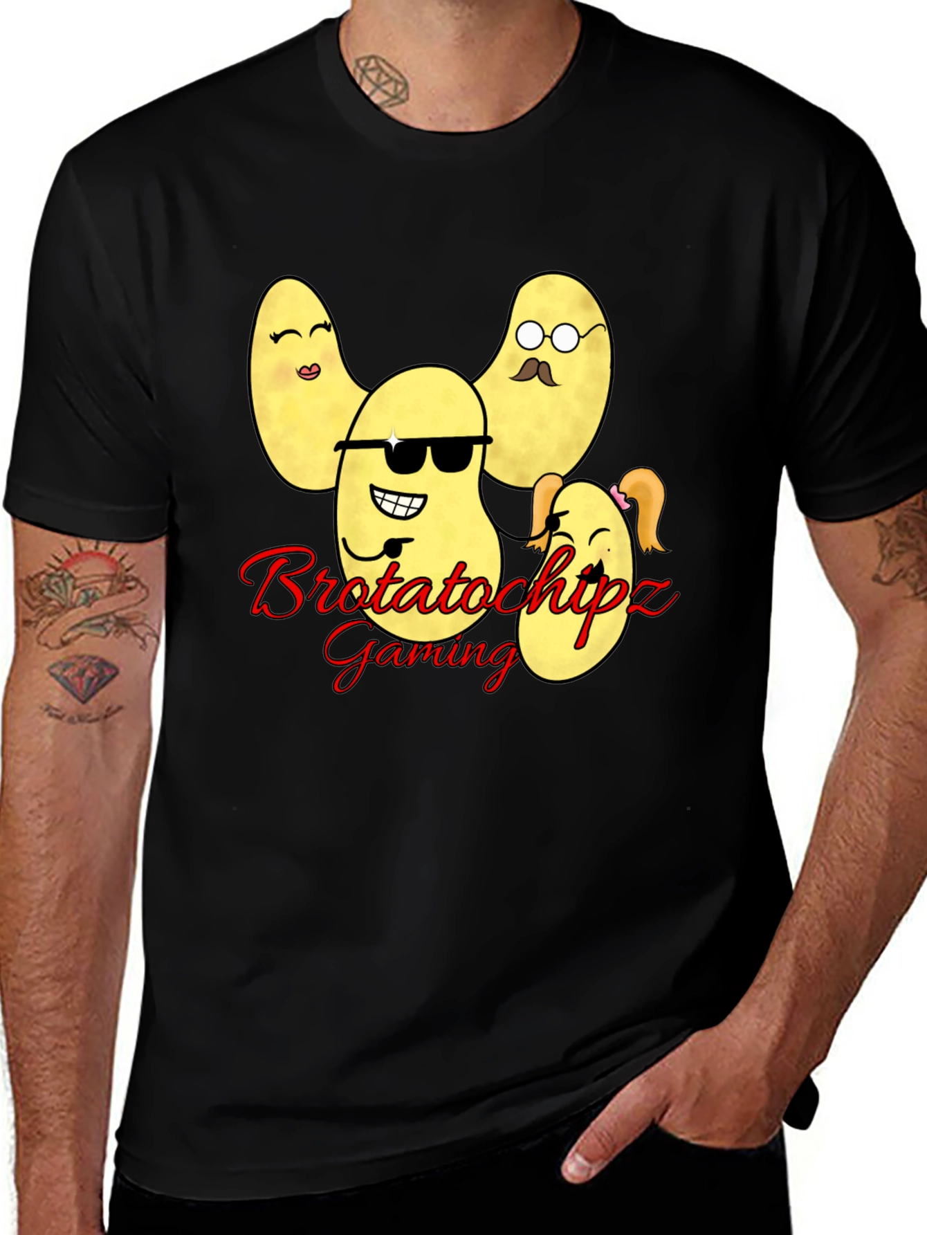 Brotatochipz Gaming T-Shirt - Funny Potato Family Tee