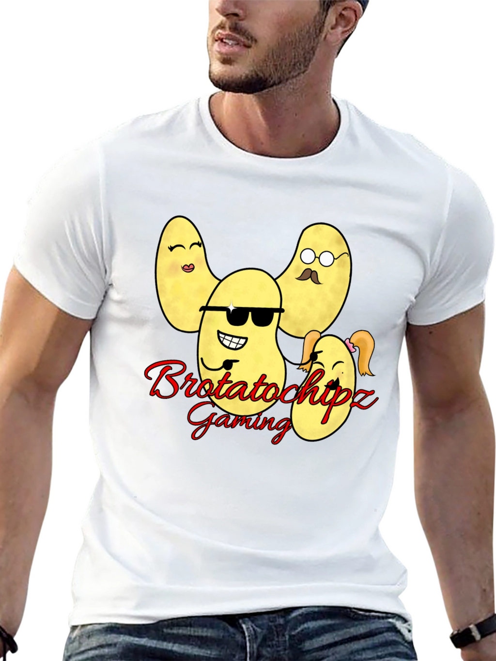 Brotatochipz Gaming T-Shirt - Funny Potato Family Tee