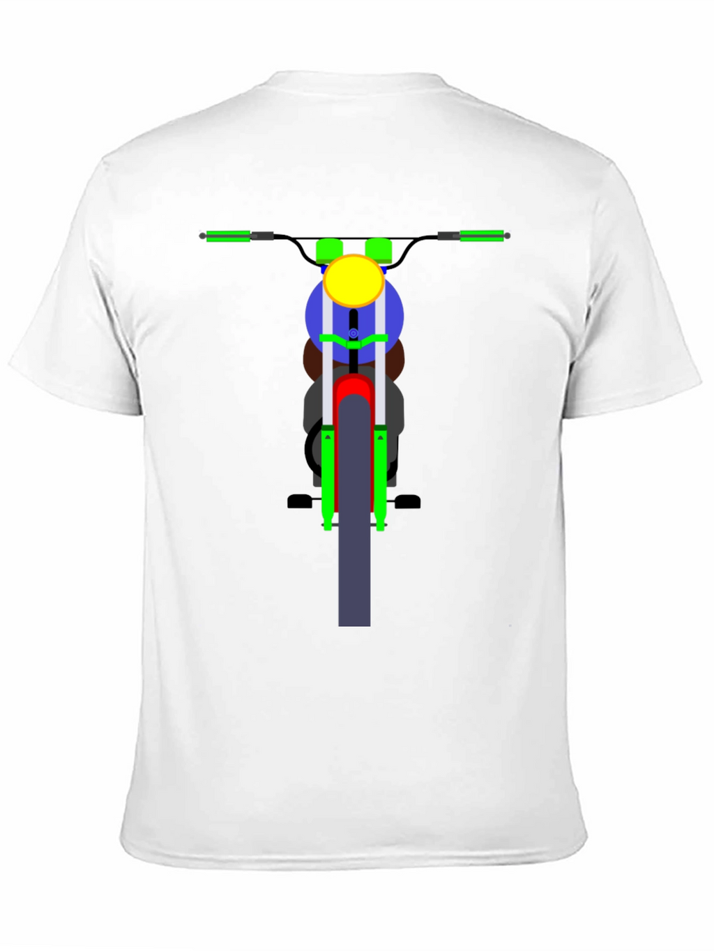 Motorcycle Graphic T-Shirt - Black