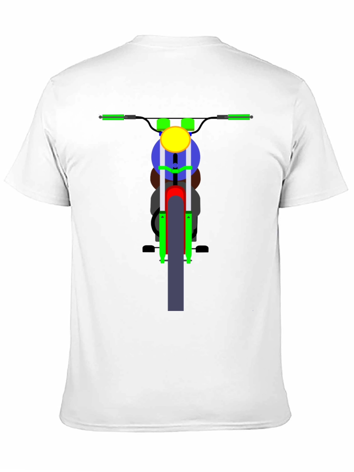 Motorcycle Graphic T-Shirt - Black