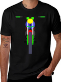 Motorcycle Graphic T-Shirt - Black
