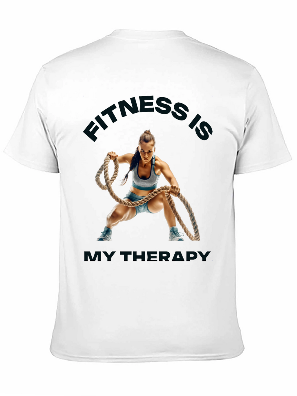 Fitness Therapy T-Shirt - Workout Motivation Tee