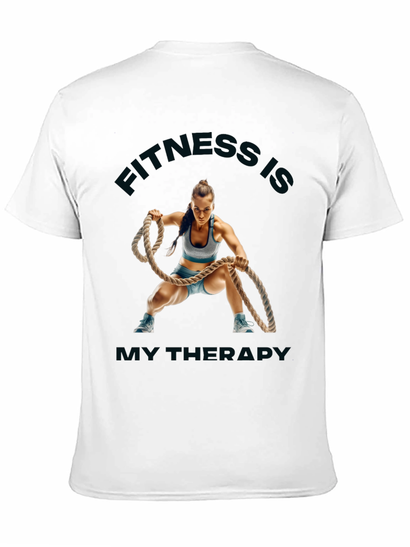 Fitness Therapy T-Shirt - Workout Motivation Tee