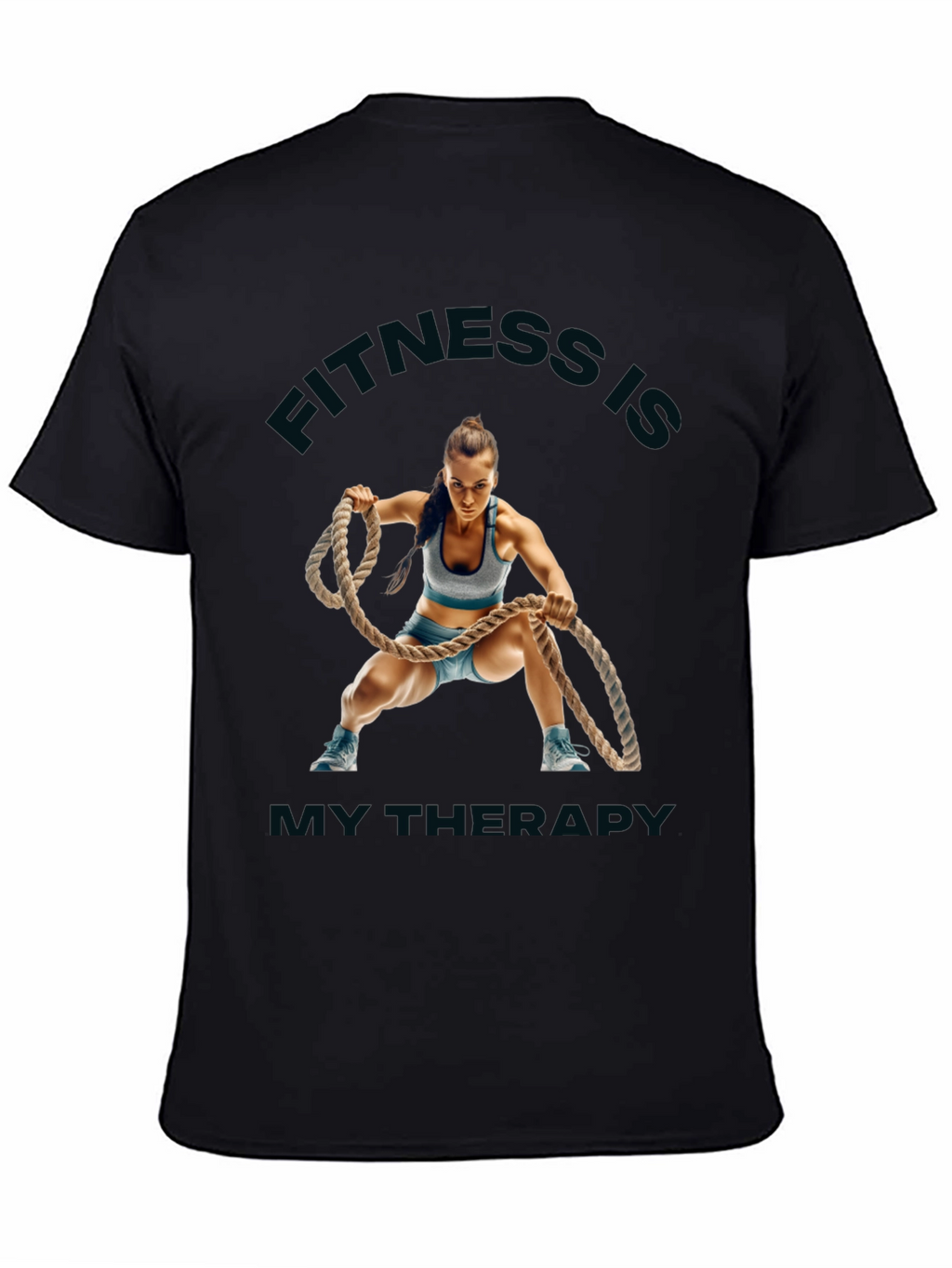 Fitness Therapy T-Shirt - Workout Motivation Tee