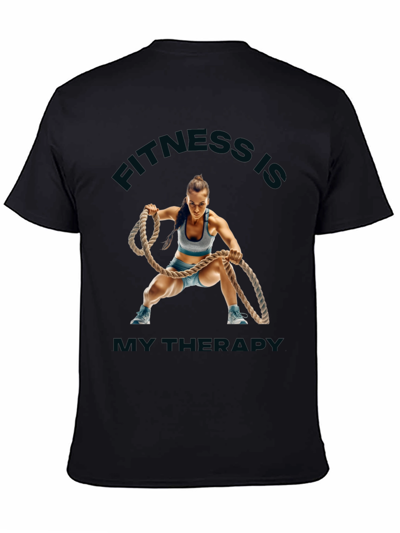 Fitness Therapy T-Shirt - Workout Motivation Tee
