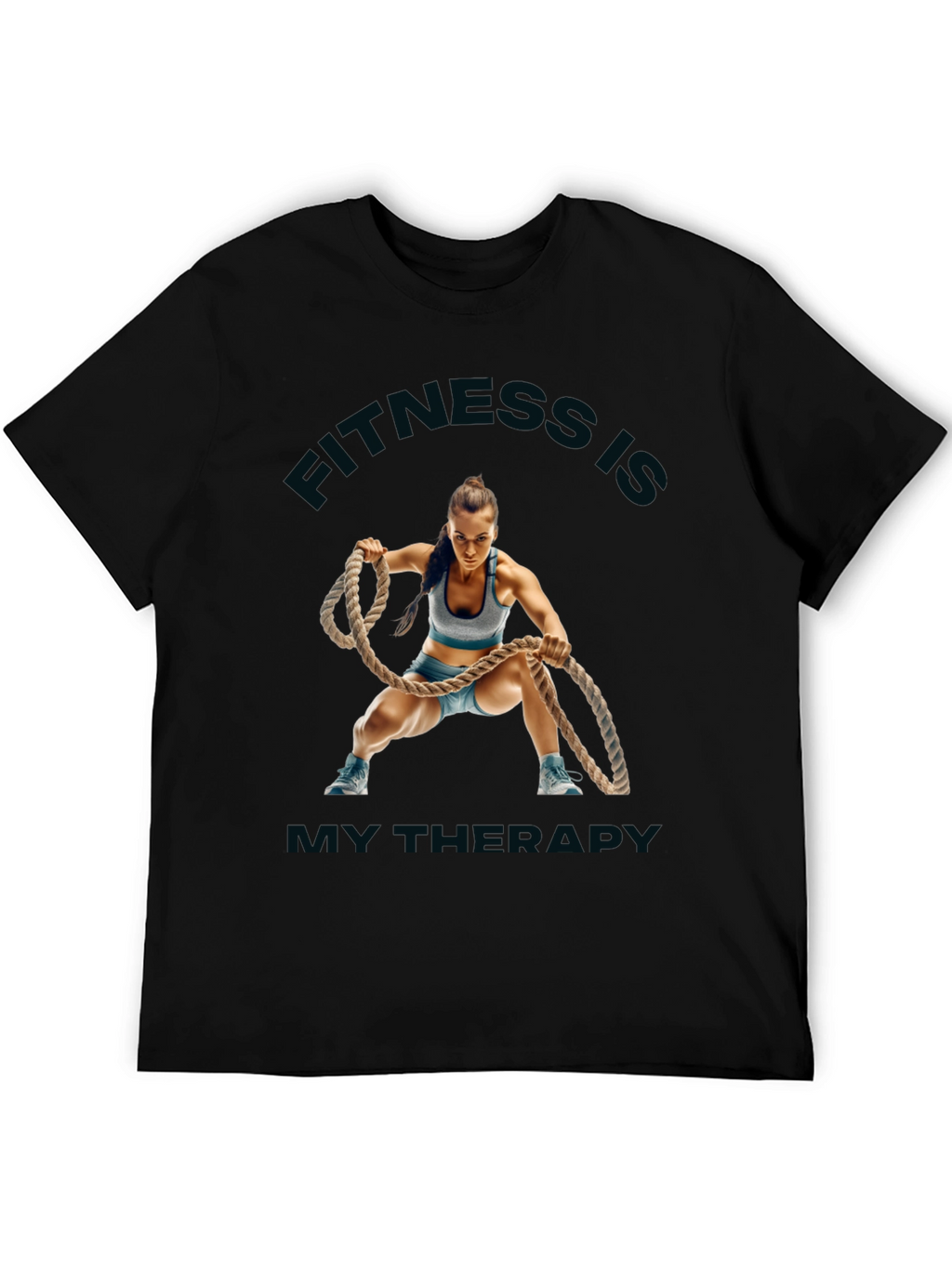 Fitness Therapy T-Shirt - Workout Motivation Tee