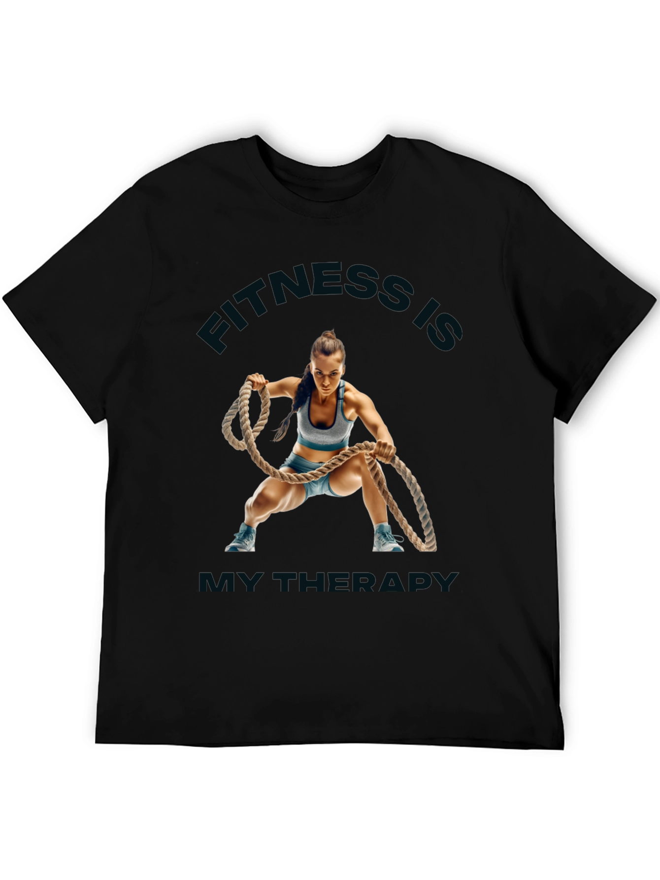 Fitness Therapy T-Shirt - Workout Motivation Tee