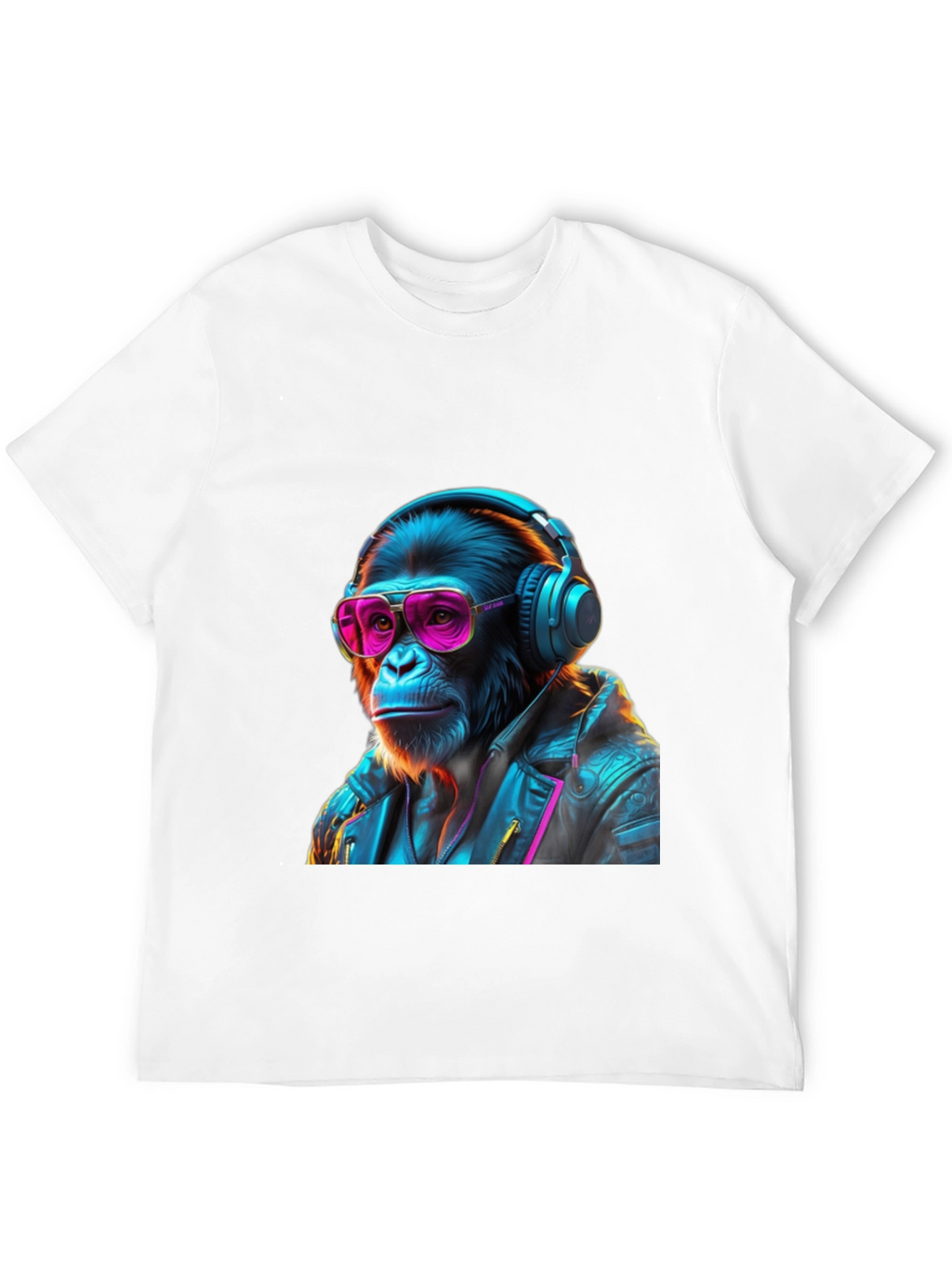 Retro Monkey DJ Graphic Tee