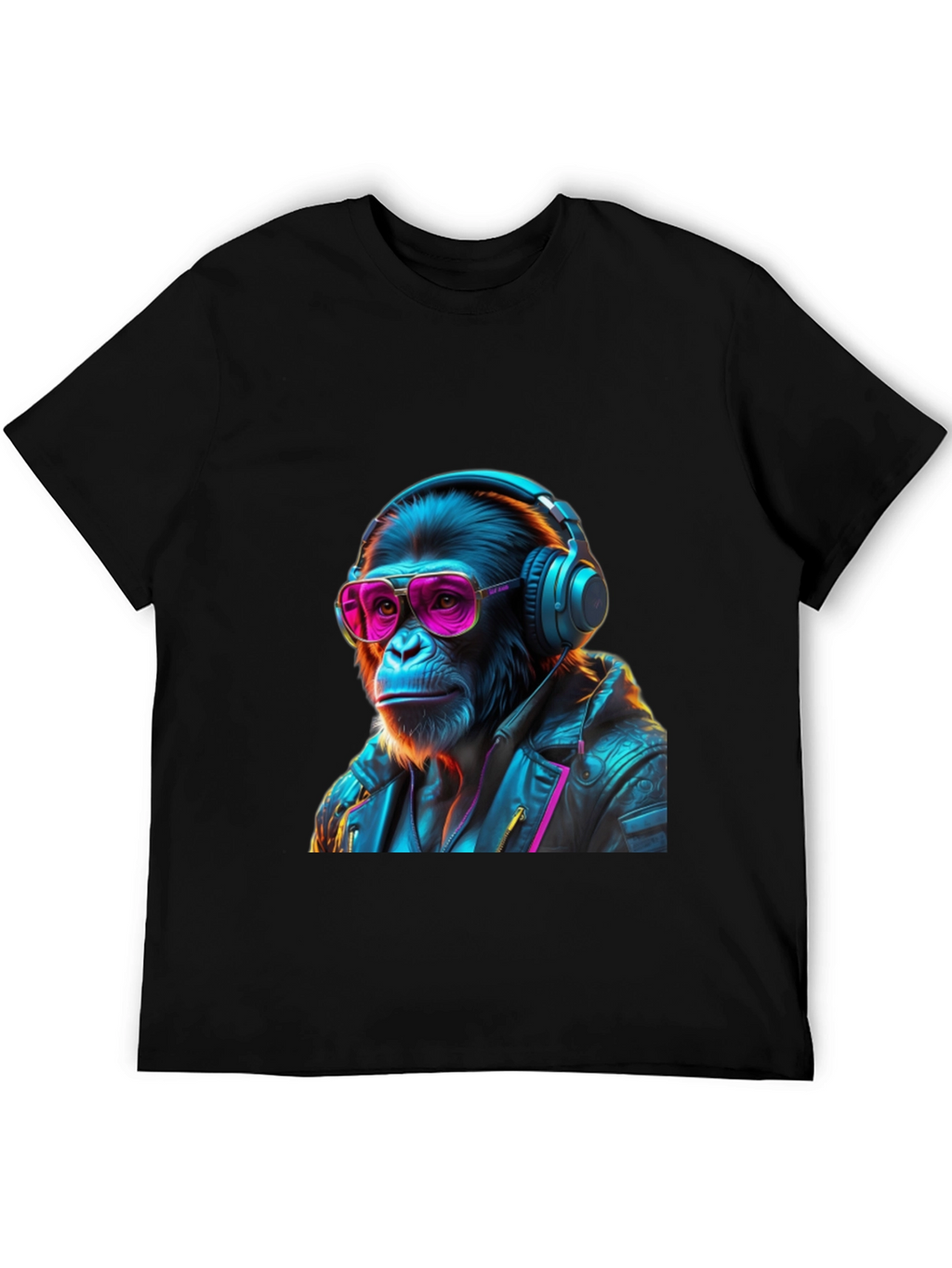 Retro Monkey DJ Graphic Tee