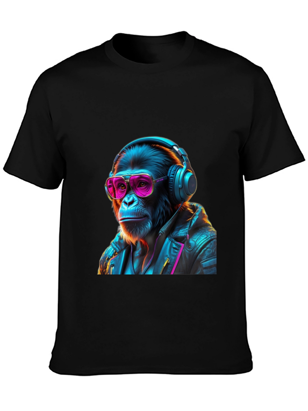 Retro Monkey DJ Graphic Tee