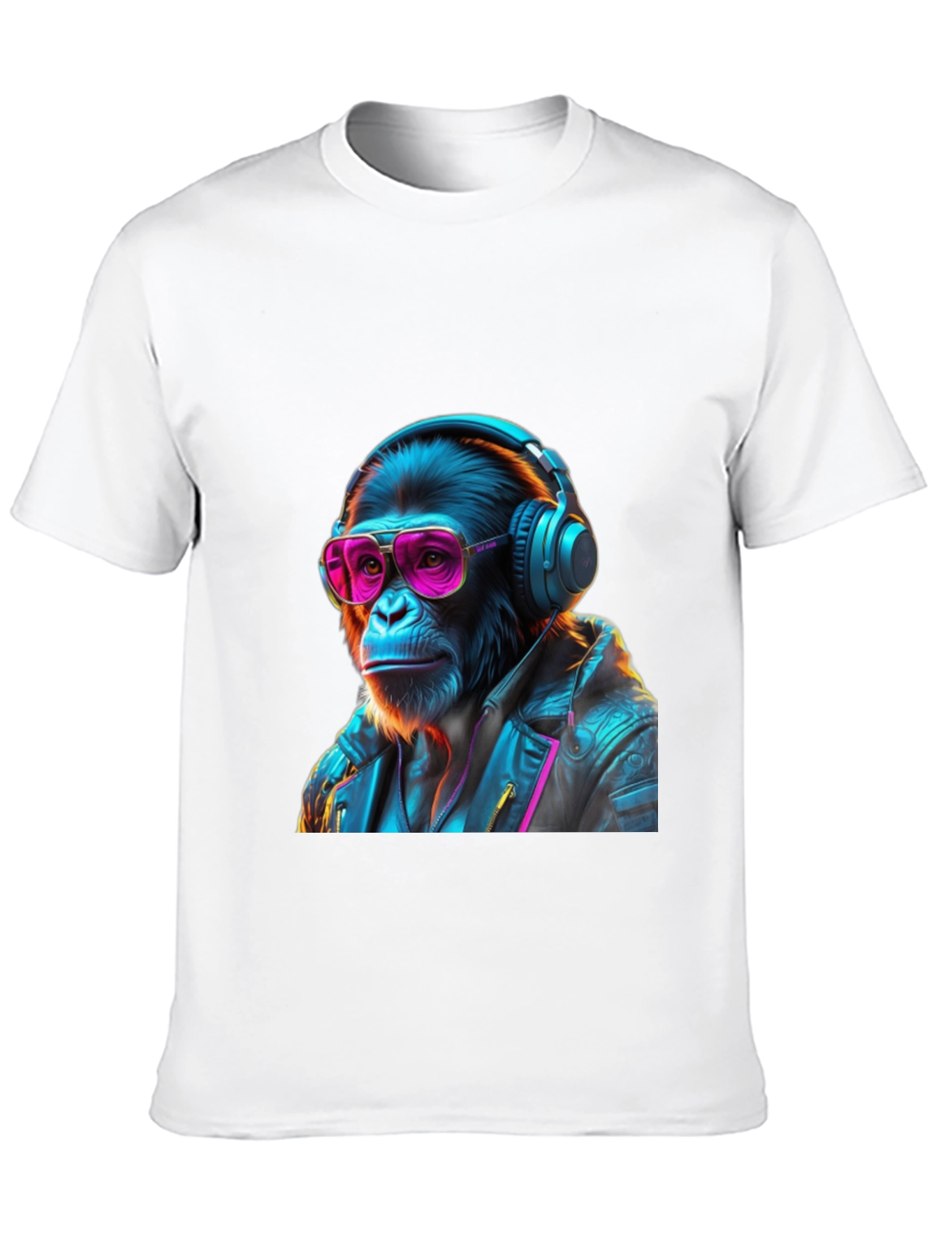 Retro Monkey DJ Graphic Tee