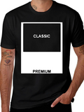 Classic Premium Black Graphic T-Shirt