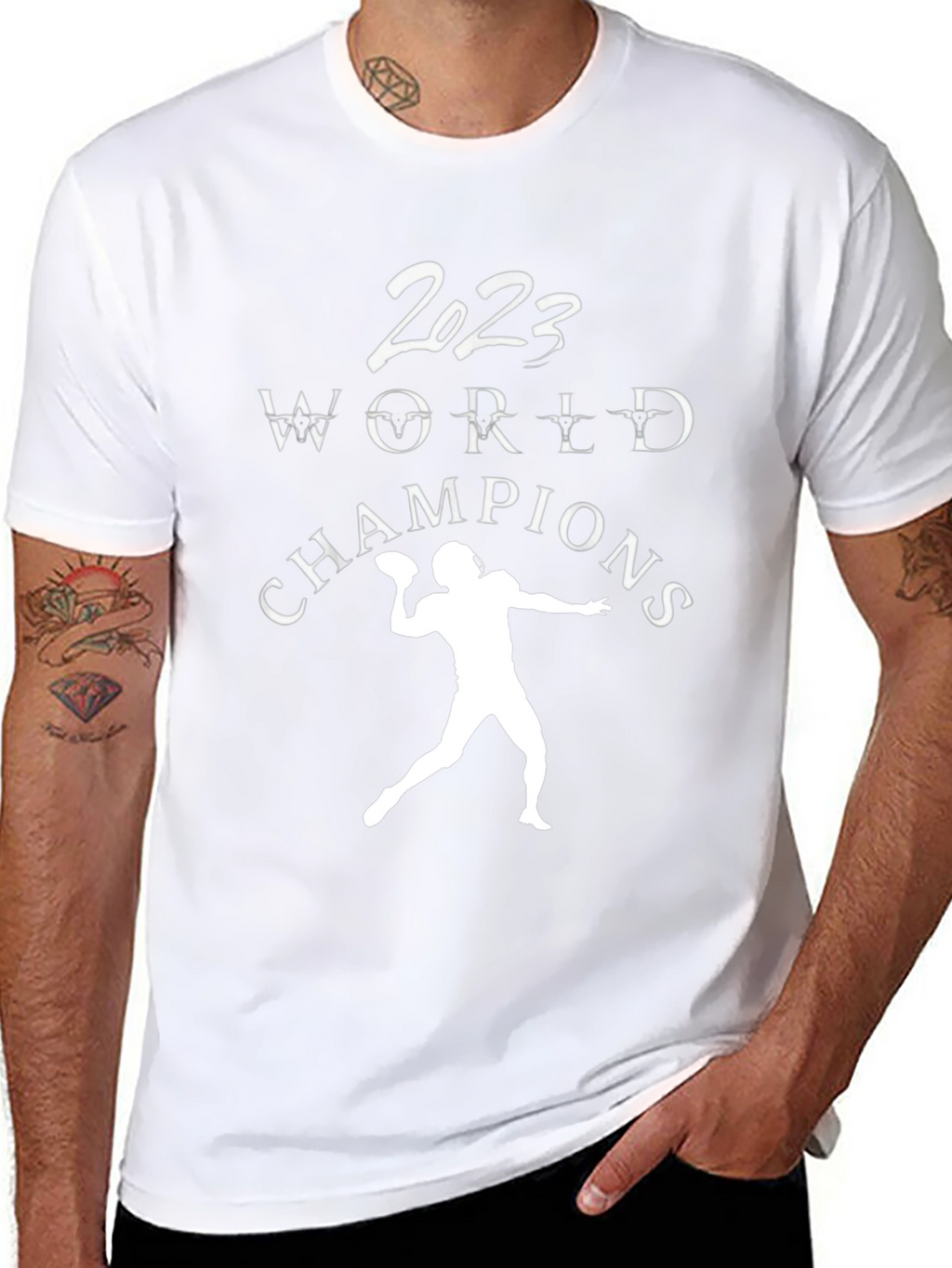 2023 World Champions Football Graphic T-Shirt