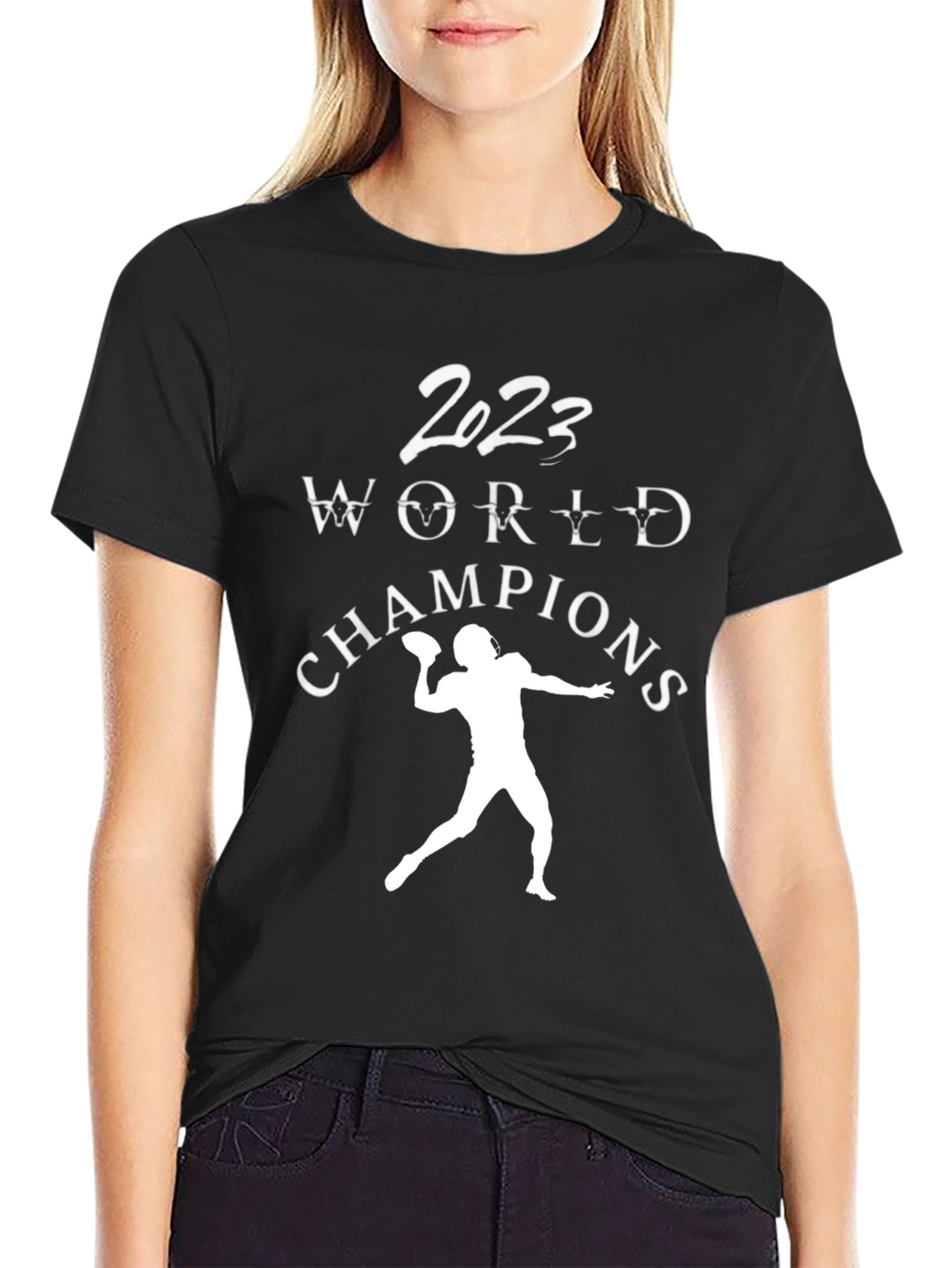 2023 World Champions Football Graphic T-Shirt
