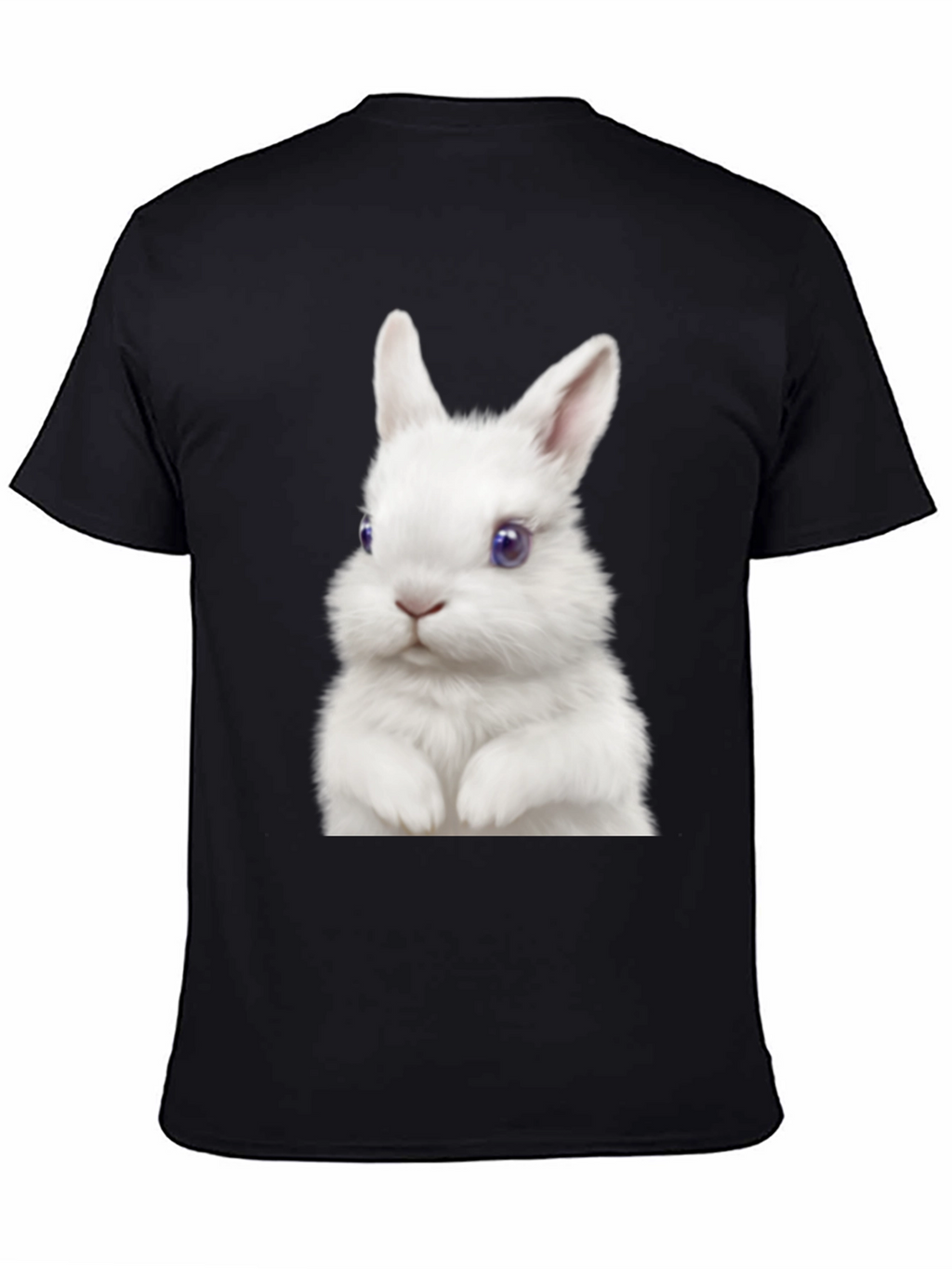 Bunny Graphic Black T-Shirt