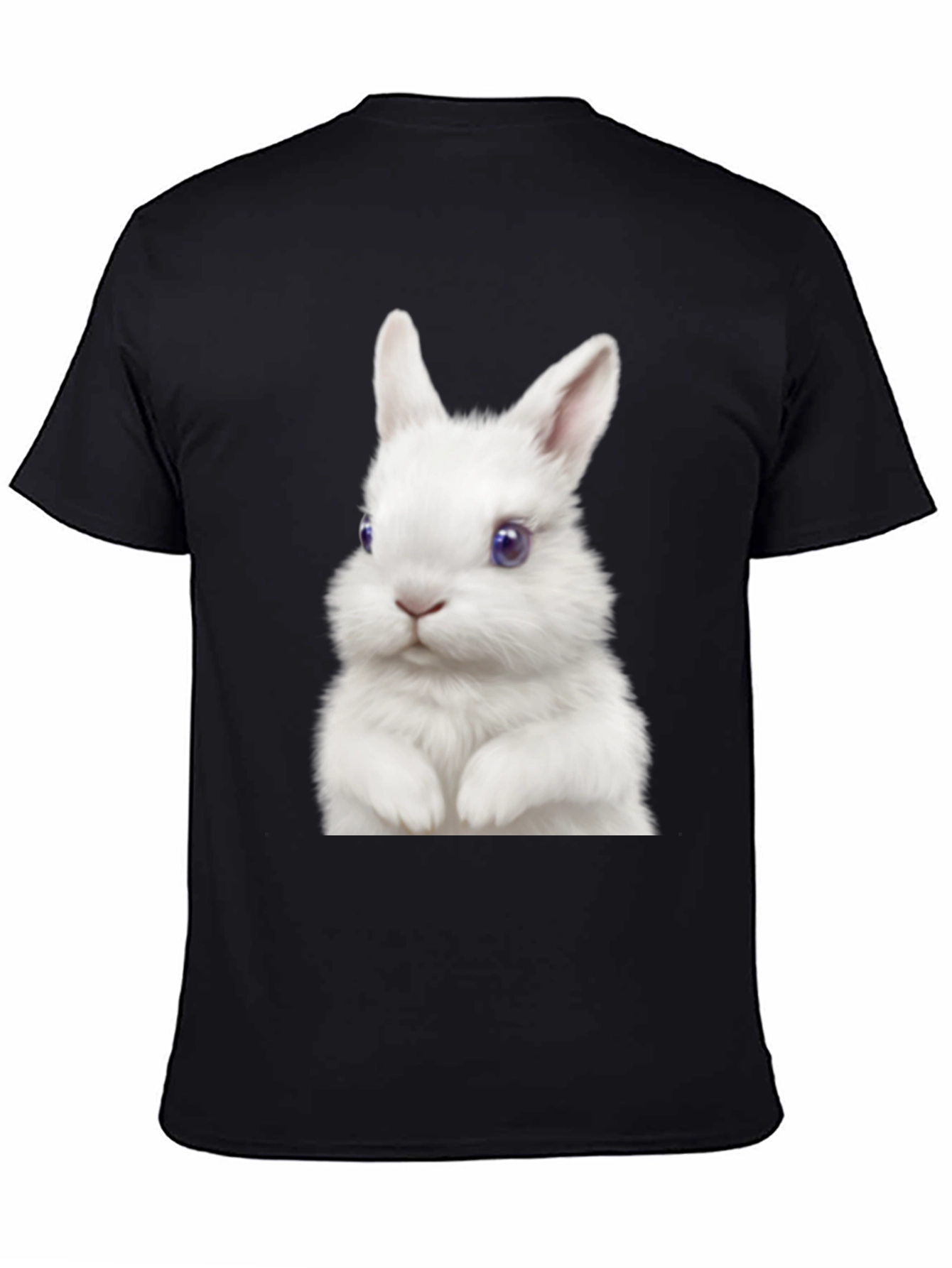 Bunny Graphic Black T-Shirt
