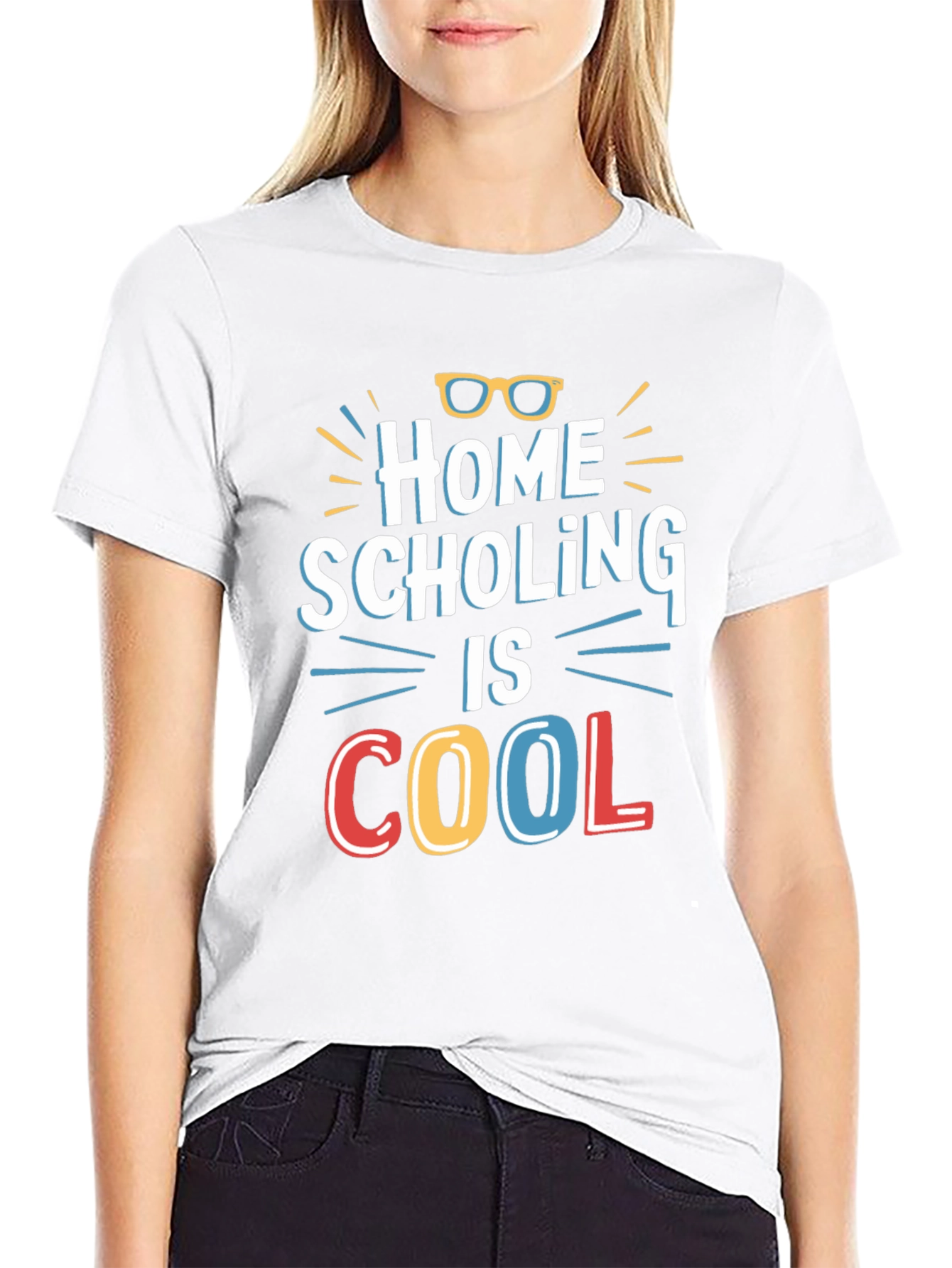 Home Schooling Is Cool Graphic Tee