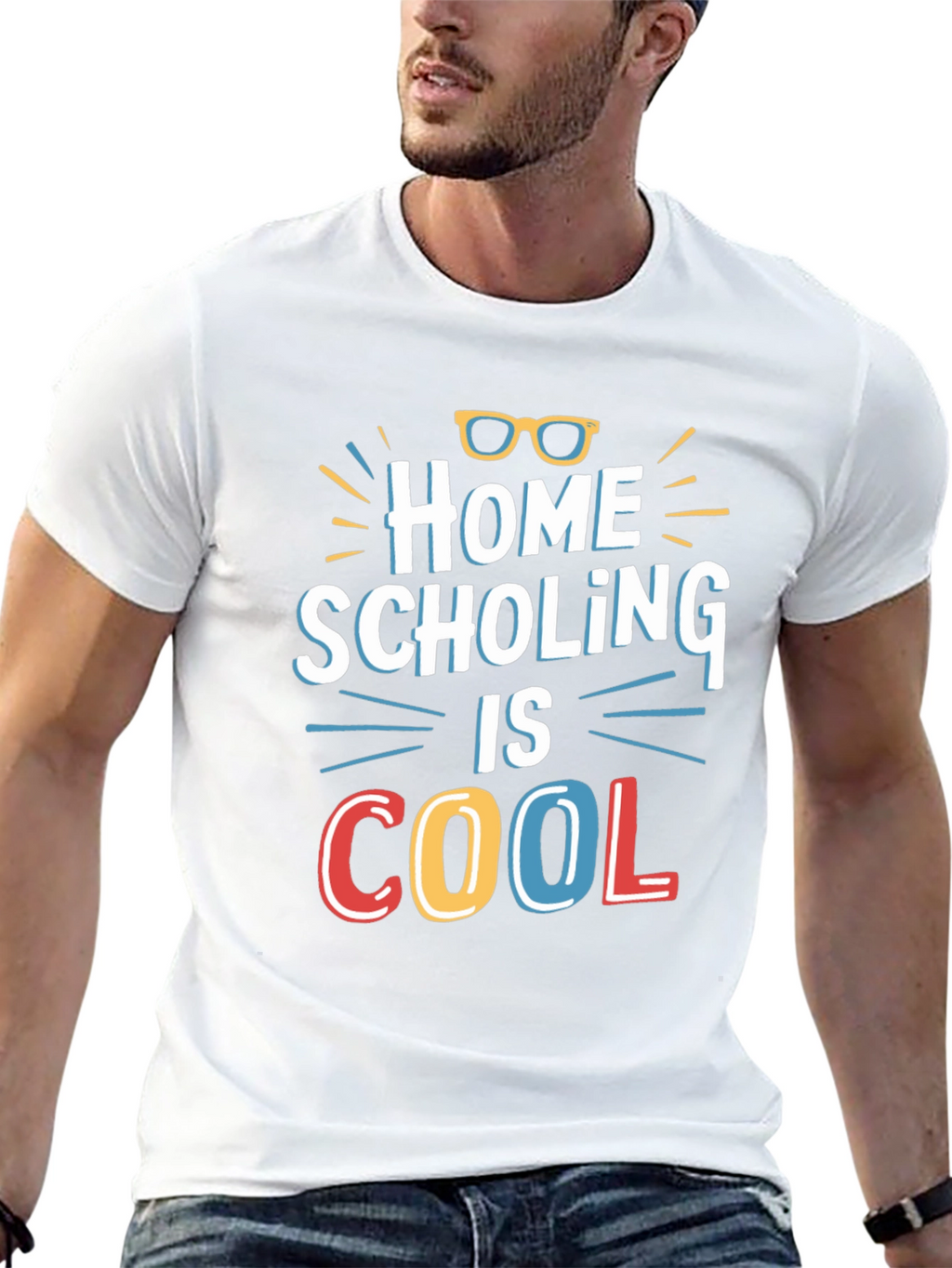 Home Schooling Is Cool Graphic Tee