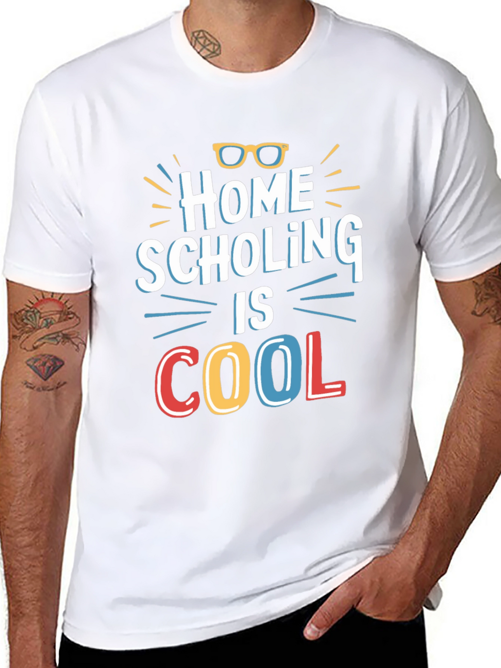 Home Schooling Is Cool Graphic Tee