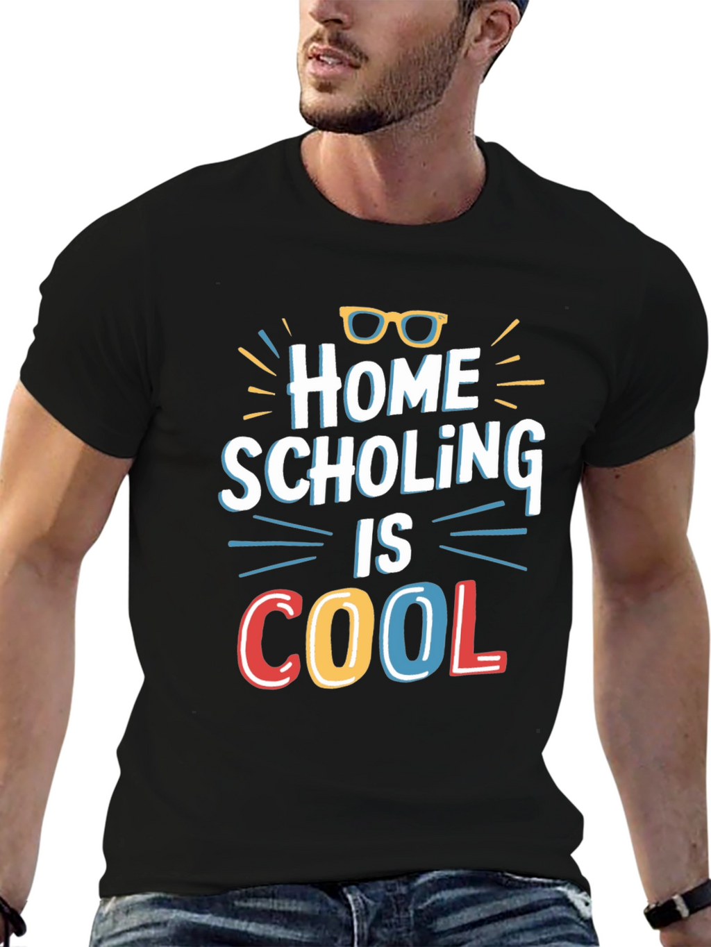 Home Schooling Is Cool Graphic Tee