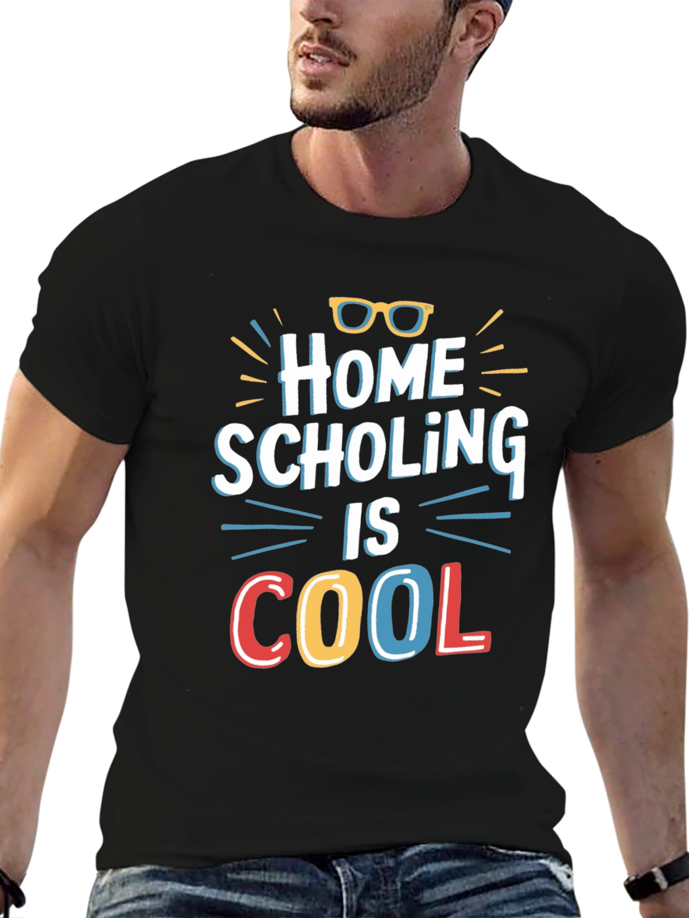 Home Schooling Is Cool Graphic Tee