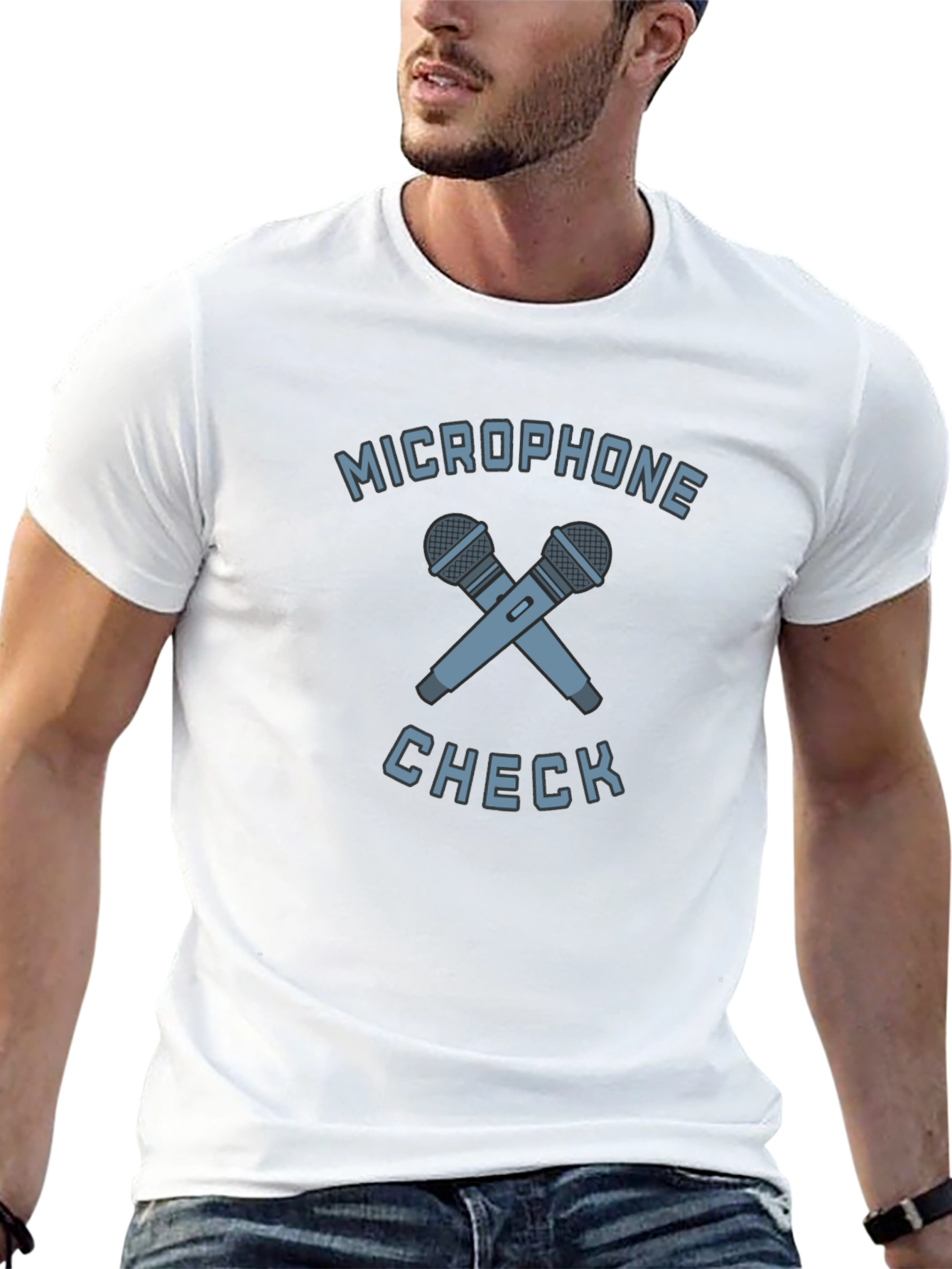 Microphone Check Graphic Tee