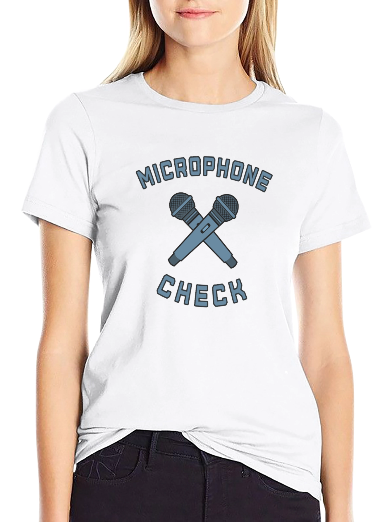 Microphone Check Graphic Tee