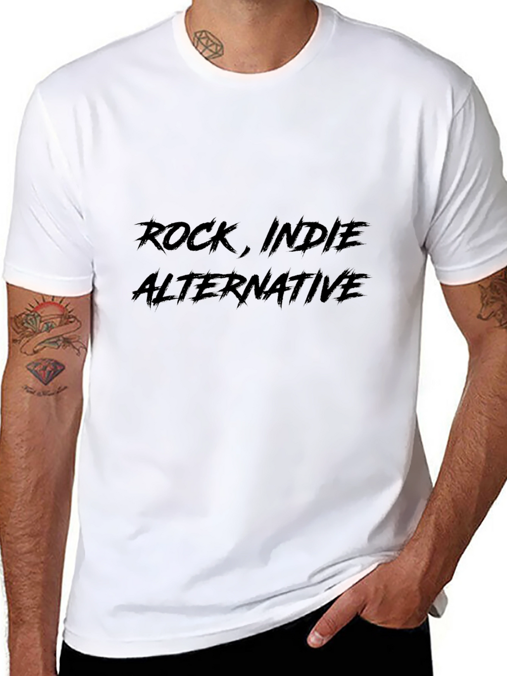 Rock Indie Alternative Black T-Shirt