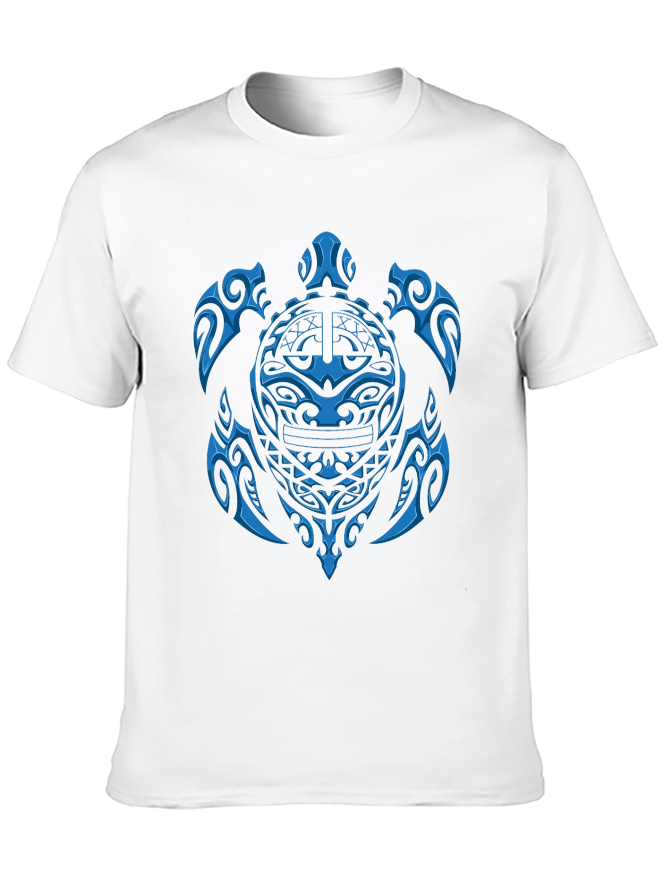 Tribal Turtle Graphic Tee - Black Casual Shirt