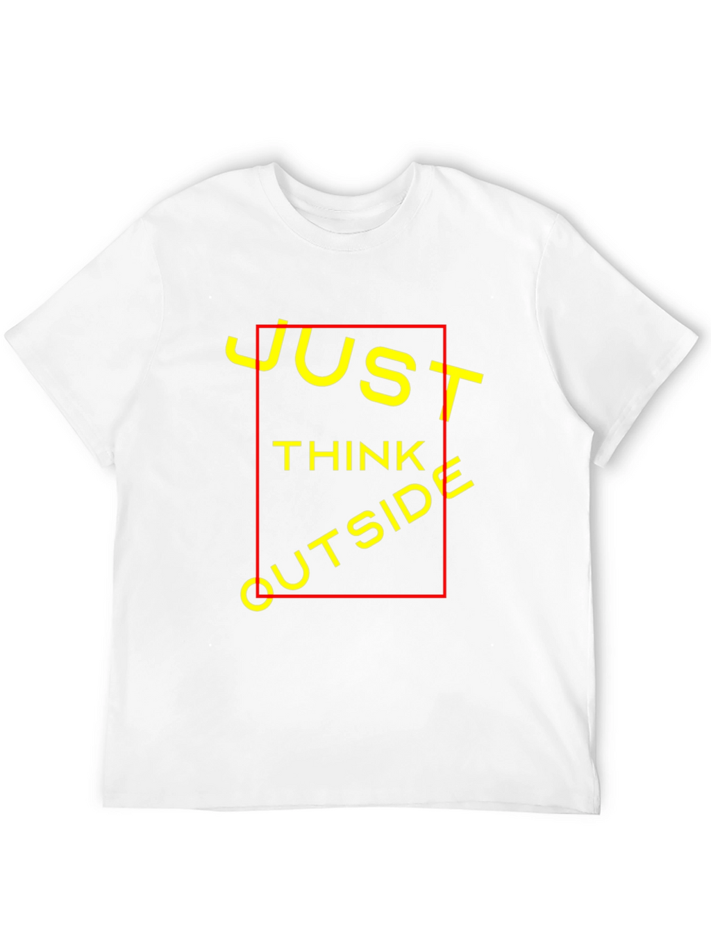 Just Think Outside T-Shirt - Black Crew Neck