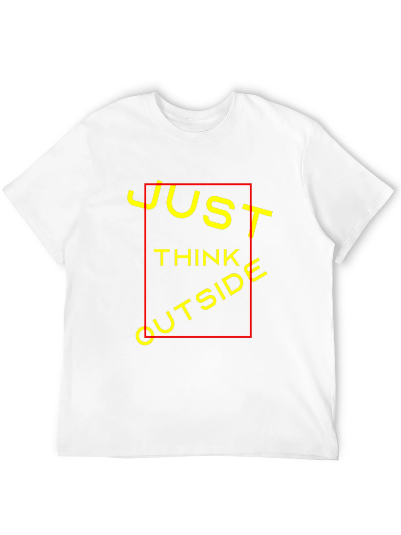 Just Think Outside T-Shirt - Black Crew Neck