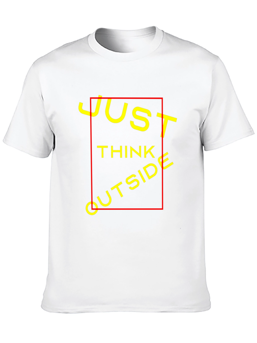 Just Think Outside T-Shirt - Black Crew Neck