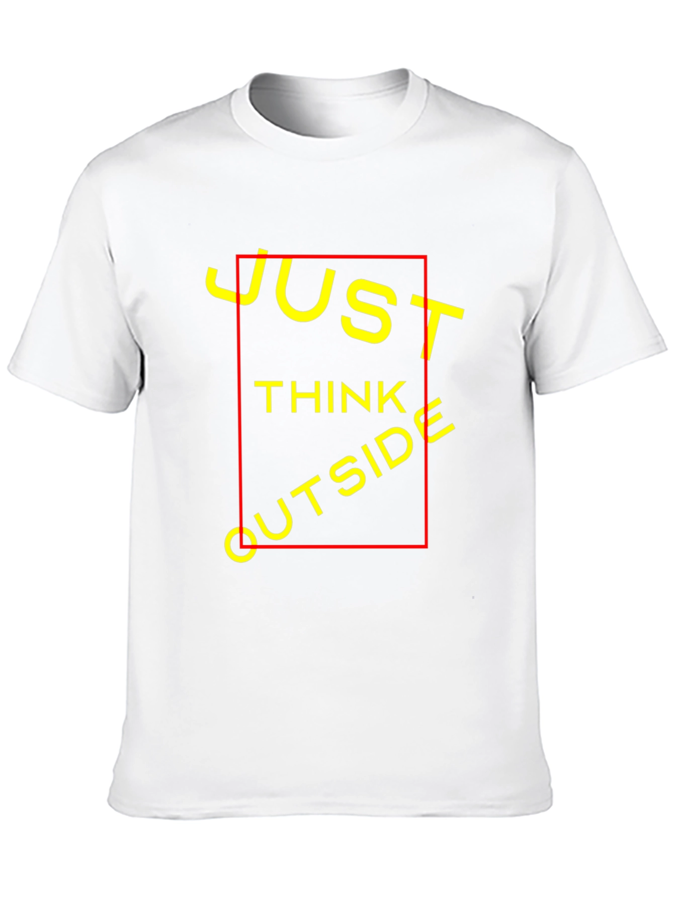 Just Think Outside T-Shirt - Black Crew Neck