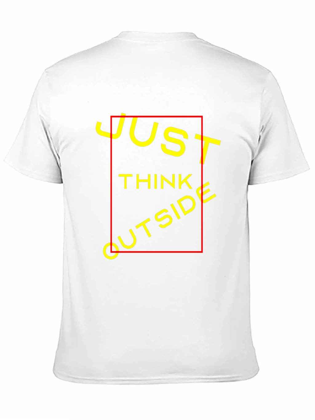 Just Think Outside T-Shirt - Black Crew Neck