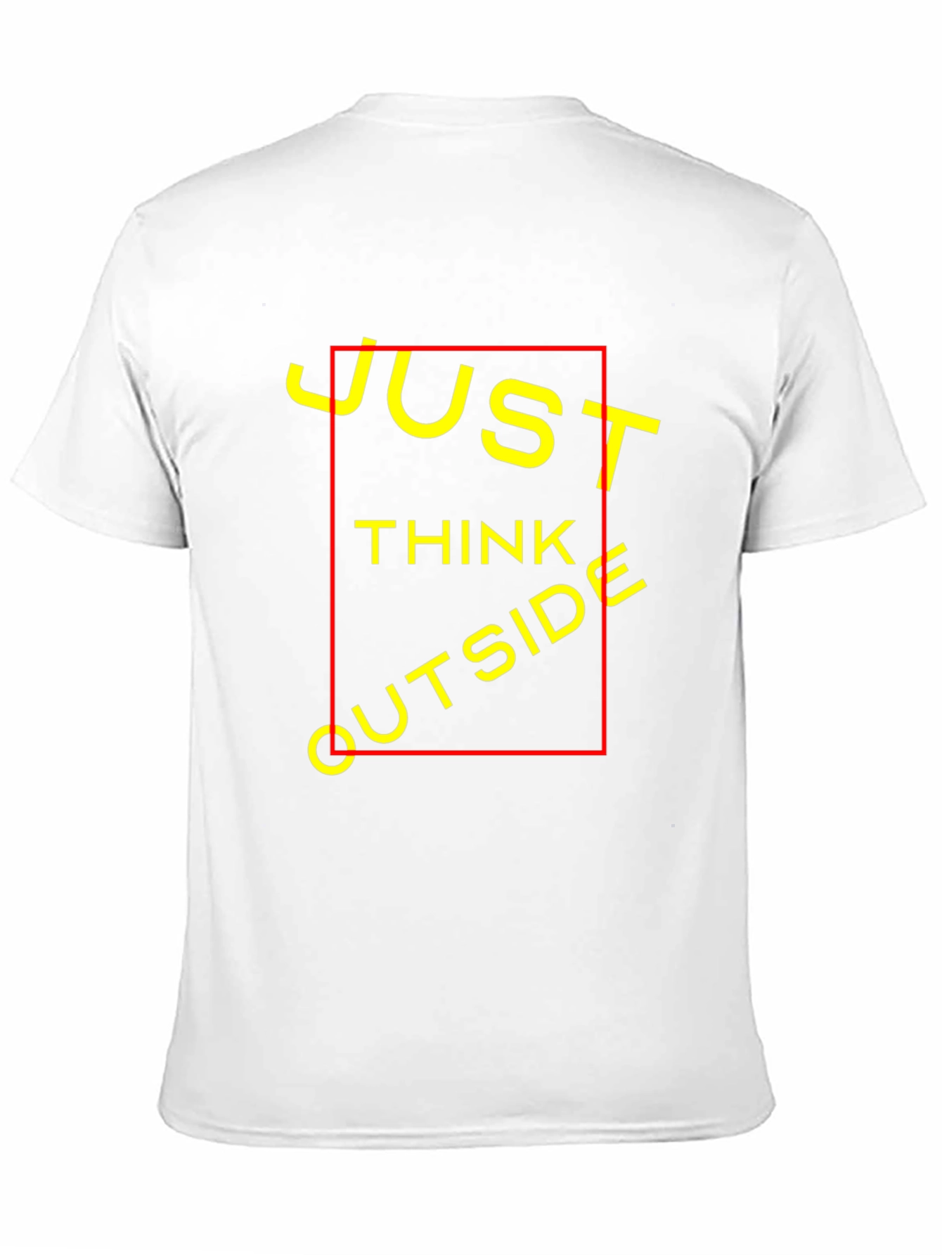 Just Think Outside T-Shirt - Black Crew Neck