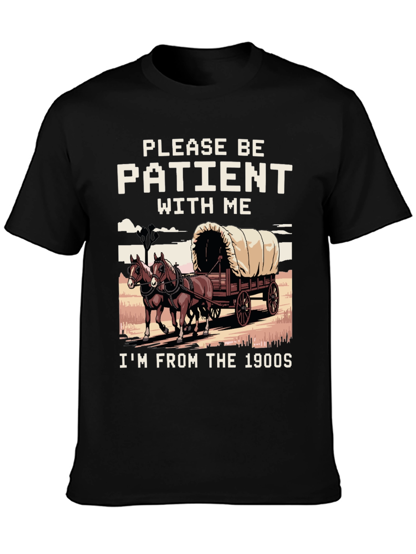 Patient with Me T-Shirt - 1900s Style