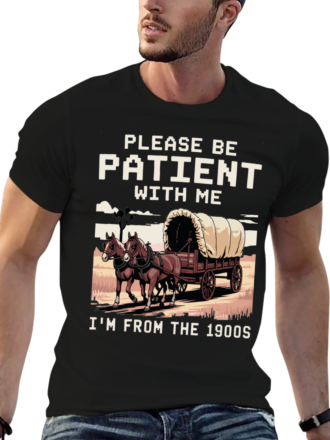 Patient with Me T-Shirt - 1900s Style