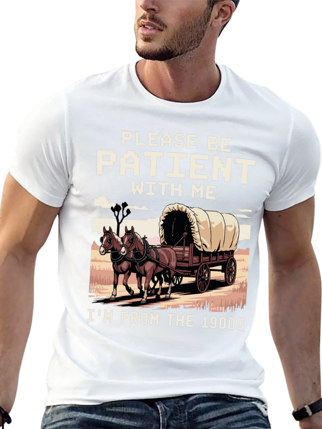 Patient with Me T-Shirt - 1900s Style