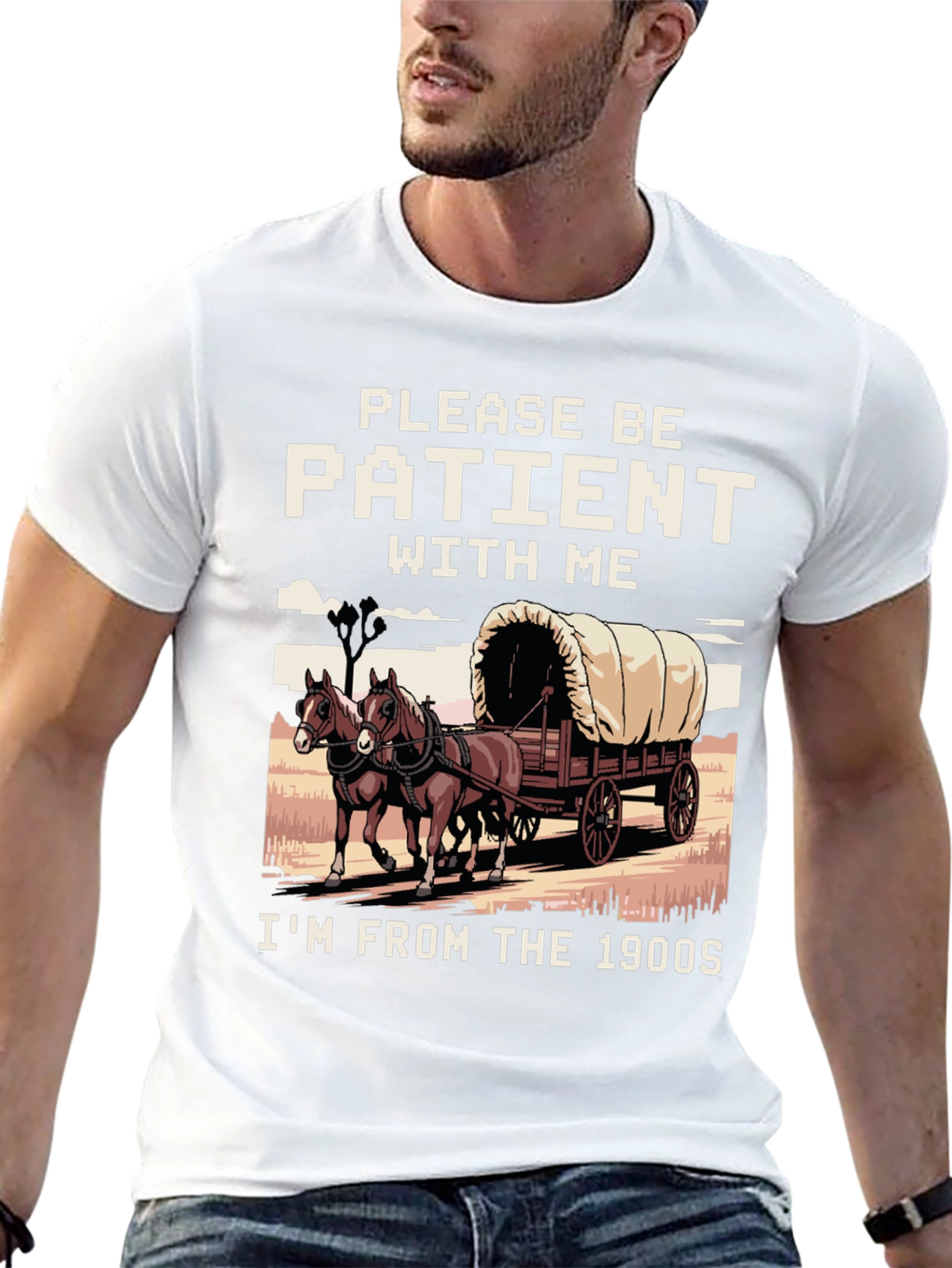 Patient with Me T-Shirt - 1900s Style