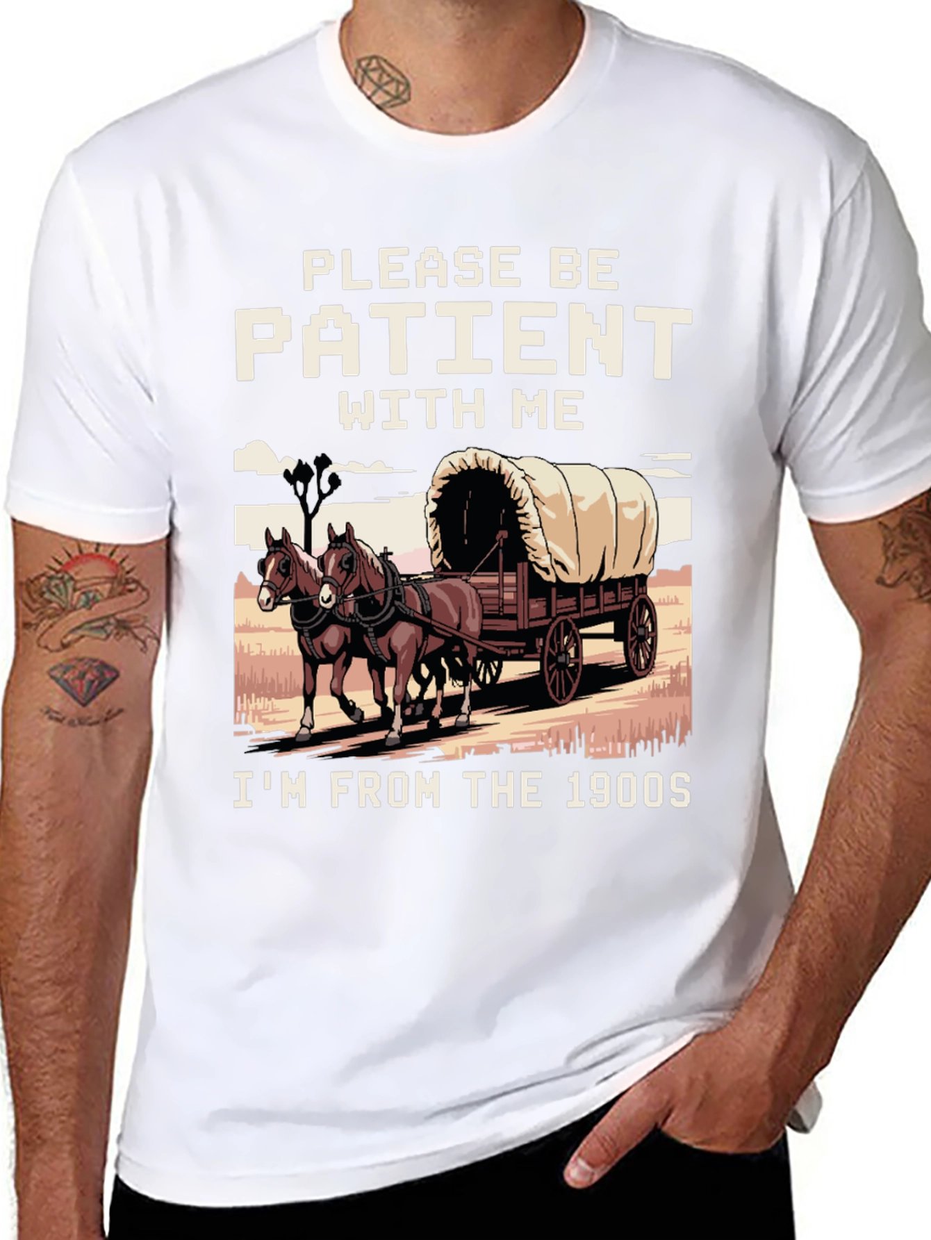 Patient with Me T-Shirt - 1900s Style